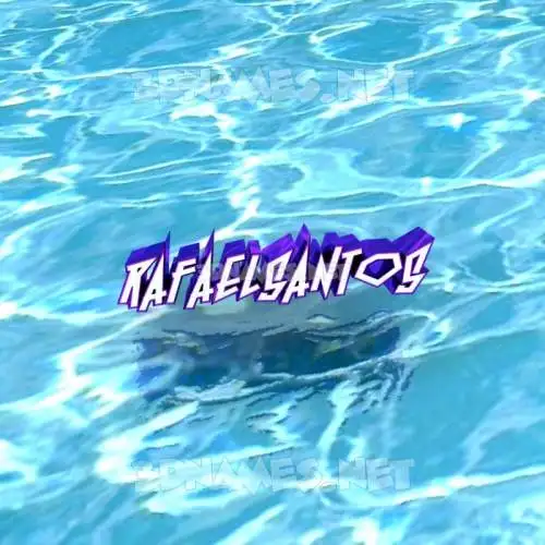 rafaelsantos in Water style - 3D name wallpaper rafaelsantos in Water style - 3D name wallpaper