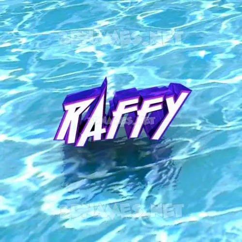 raffy in Water style - 3D name wallpaper raffy in Water style - 3D name wallpaper