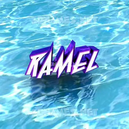 ramel in Water style - 3D name wallpaper ramel in Water style - 3D name wallpaper