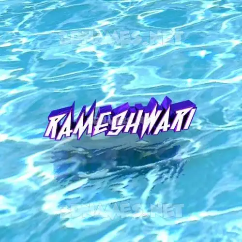 rameshwari in Water style - 3D name wallpaper rameshwari in Water style - 3D name wallpaper