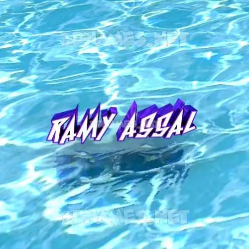 ramy assal in Water style - 3D name wallpaper ramy assal in Water style - 3D name wallpaper