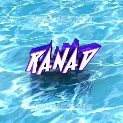 ranad in Water style - 3D name wallpaper ranad in Water style - 3D name wallpaper