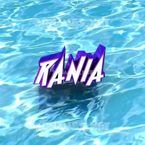 rania in Water style - 3D name wallpaper rania in Water style - 3D name wallpaper