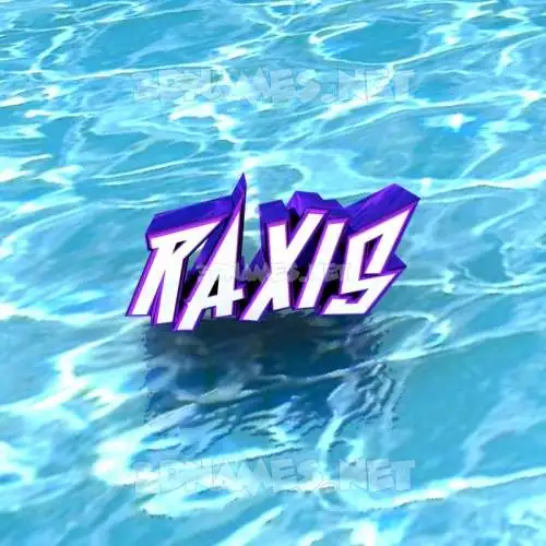 raxis in Water style - 3D name wallpaper raxis in Water style - 3D name wallpaper
