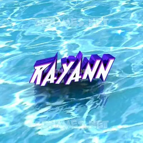 rayann in Water style - 3D name wallpaper rayann in Water style - 3D name wallpaper