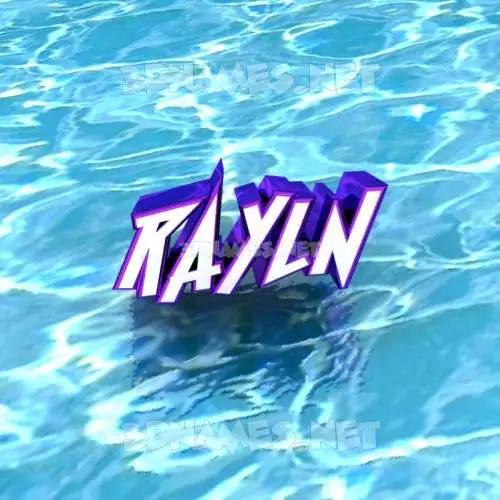 rayln in Water style - 3D name wallpaper rayln in Water style - 3D name wallpaper