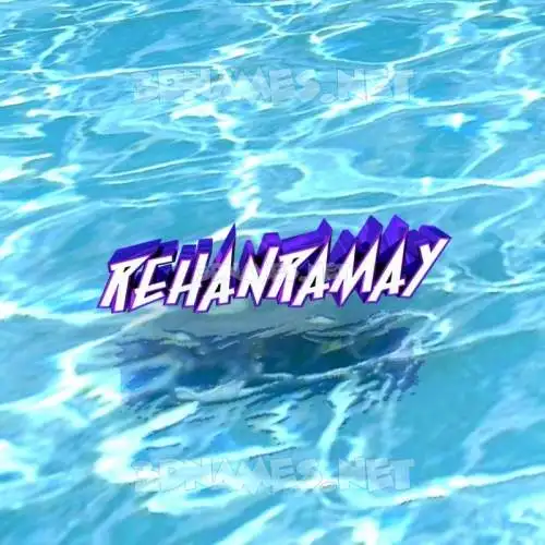 rehanramay in Water style - 3D name wallpaper