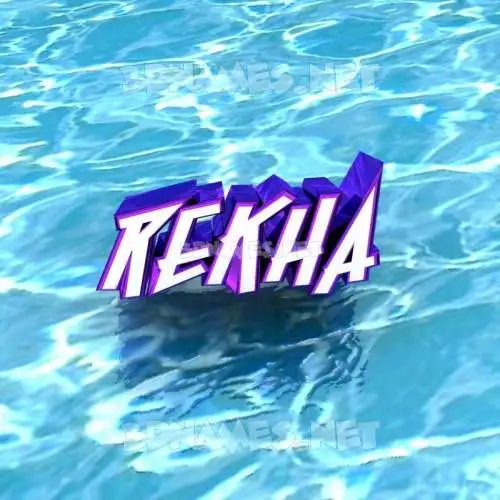 rekha in Water style - 3D name wallpaper rekha in Water style - 3D name wallpaper