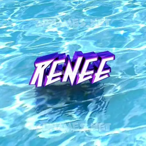 renee in Water style - 3D name wallpaper renee in Water style - 3D name wallpaper