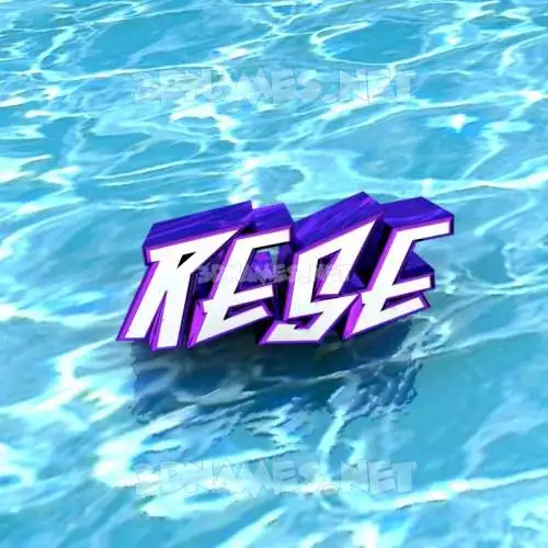rese in Water style - 3D name wallpaper rese in Water style - 3D name wallpaper