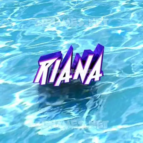 riana in Water style - 3D name wallpaper riana in Water style - 3D name wallpaper