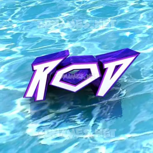 rod in Water style - 3D name wallpaper rod in Water style - 3D name wallpaper