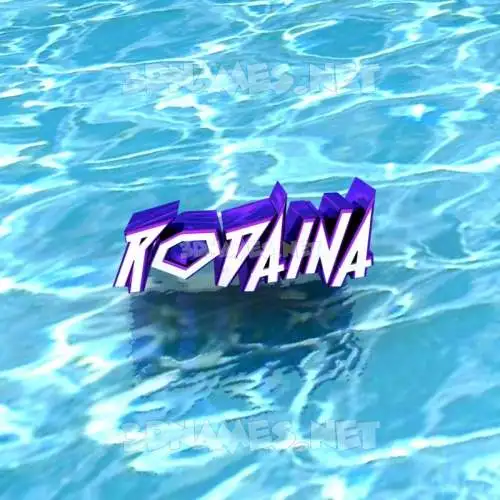 rodaina in Water style - 3D name wallpaper rodaina in Water style - 3D name wallpaper