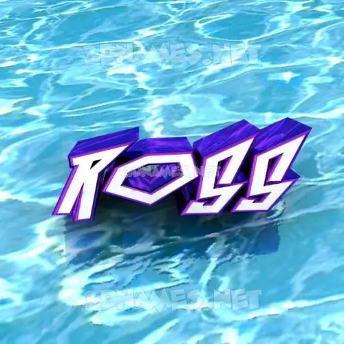 ross in Water style - 3D name wallpaper ross in Water style - 3D name wallpaper