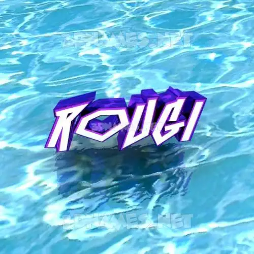 rougi in Water style - 3D name wallpaper rougi in Water style - 3D name wallpaper