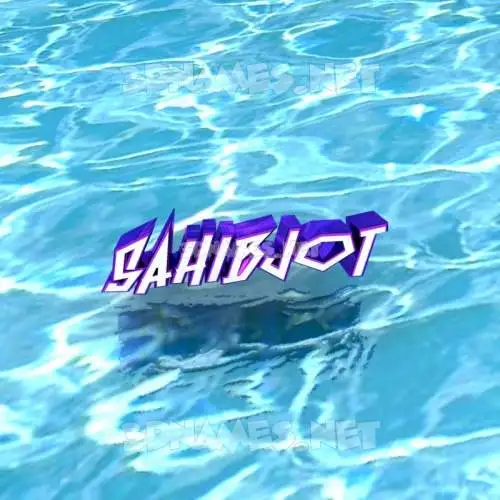 sahibjot in Water style - 3D name wallpaper sahibjot in Water style - 3D name wallpaper