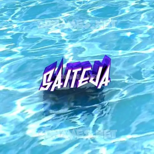 saiteja in Water style - 3D name wallpaper saiteja in Water style - 3D name wallpaper