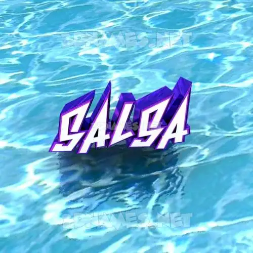 salsa in Water style - 3D name wallpaper salsa in Water style - 3D name wallpaper