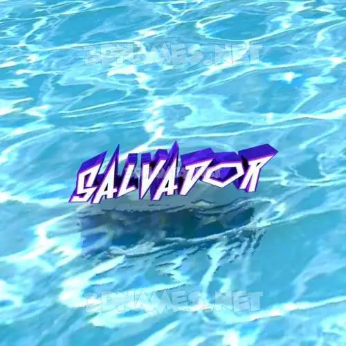 salvador in Water style - 3D name wallpaper salvador in Water style - 3D name wallpaper