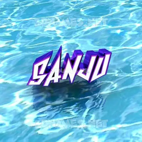 sanju in Water style - 3D name wallpaper sanju in Water style - 3D name wallpaper