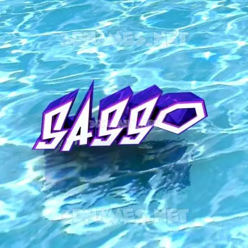 sasso in Water style - 3D name wallpaper sasso in Water style - 3D name wallpaper