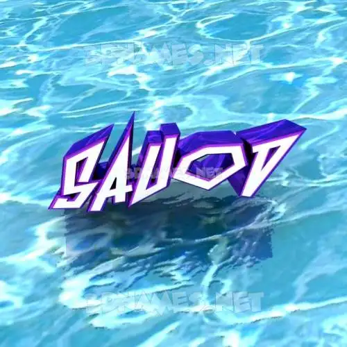 sauod in Water style - 3D name wallpaper sauod in Water style - 3D name wallpaper
