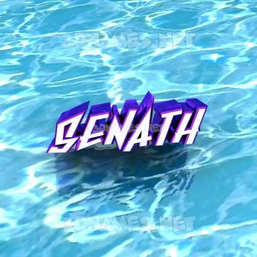 senath in Water style - 3D name wallpaper senath in Water style - 3D name wallpaper
