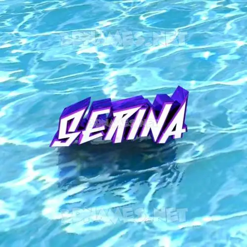 serina in Water style - 3D name wallpaper serina in Water style - 3D name wallpaper