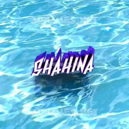 shahina in Water style - 3D name wallpaper shahina in Water style - 3D name wallpaper