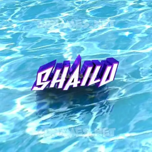 shailu in Water style - 3D name wallpaper shailu in Water style - 3D name wallpaper