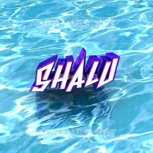 shalu in Water style - 3D name wallpaper shalu in Water style - 3D name wallpaper