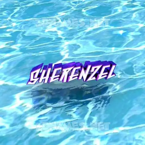 sherenzel in Water style - 3D name wallpaper sherenzel in Water style - 3D name wallpaper