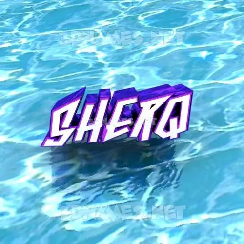 sherq in Water style - 3D name wallpaper sherq in Water style - 3D name wallpaper