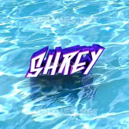 shrey in Water style - 3D name wallpaper shrey in Water style - 3D name wallpaper