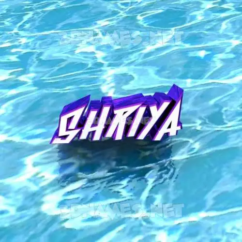 shriya in Water style - 3D name wallpaper shriya in Water style - 3D name wallpaper