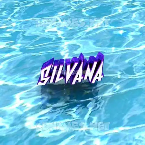 silvana in Water style - 3D name wallpaper silvana in Water style - 3D name wallpaper