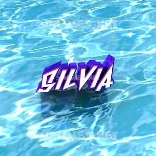 silvia in Water style - 3D name wallpaper silvia in Water style - 3D name wallpaper