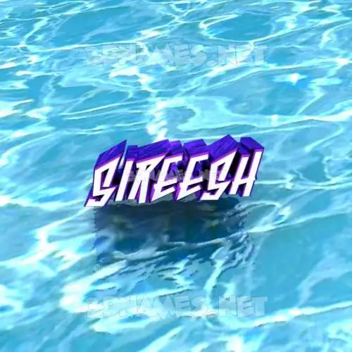 sireesh in Water style - 3D name wallpaper sireesh in Water style - 3D name wallpaper