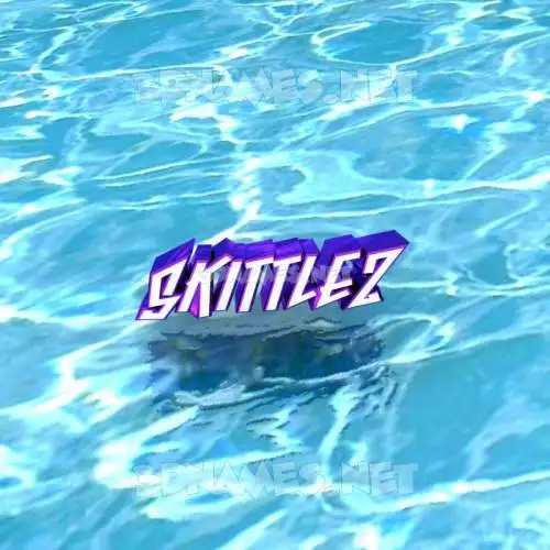 skittlez in Water style - 3D name wallpaper skittlez in Water style - 3D name wallpaper