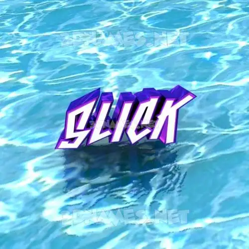 slick in Water style - 3D name wallpaper slick in Water style - 3D name wallpaper