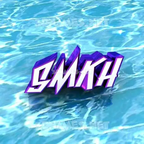 smkh in Water style - 3D name wallpaper smkh in Water style - 3D name wallpaper