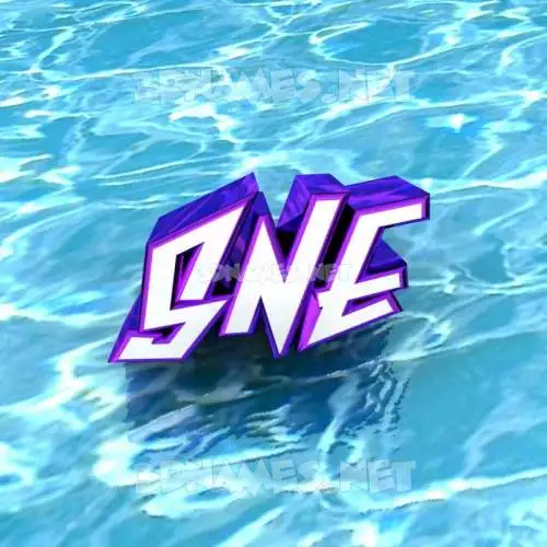 sne in Water style - 3D name wallpaper sne in Water style - 3D name wallpaper