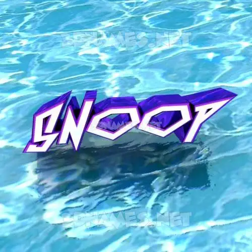 snoop in Water style - 3D name wallpaper snoop in Water style - 3D name wallpaper