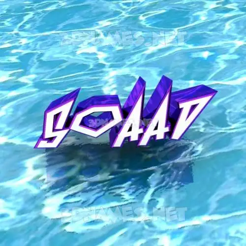 soaad in Water style - 3D name wallpaper
