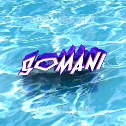 somani in Water style - 3D name wallpaper somani in Water style - 3D name wallpaper