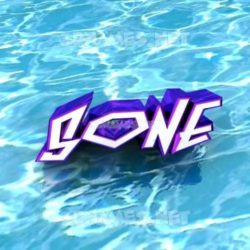 sone in Water style - 3D name wallpaper sone in Water style - 3D name wallpaper