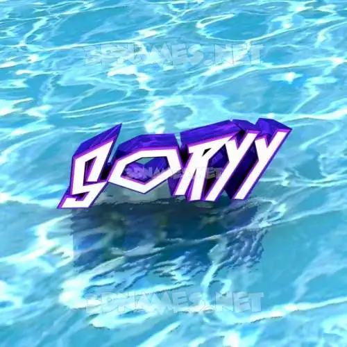 soryy in Water style - 3D name wallpaper soryy in Water style - 3D name wallpaper