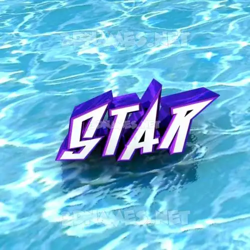 star in Water style - 3D name wallpaper star in Water style - 3D name wallpaper