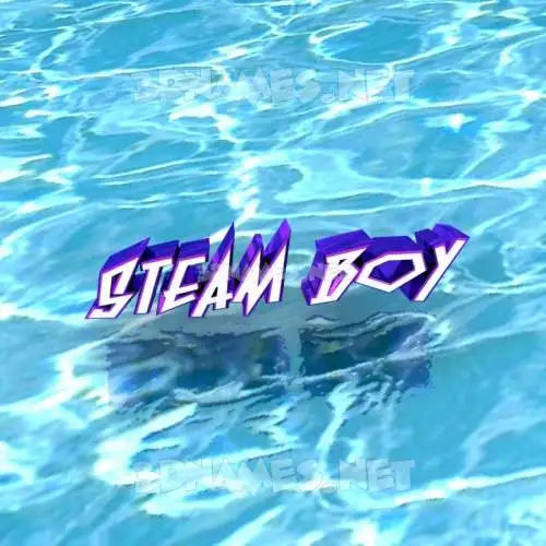 steam boy in Water style - 3D name wallpaper steam boy in Water style - 3D name wallpaper