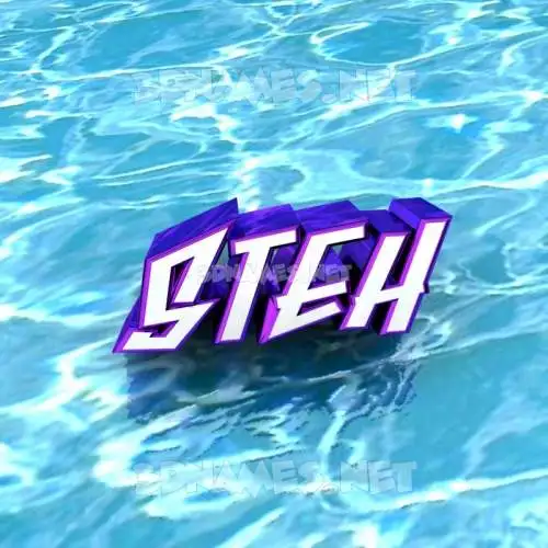 steh in Water style - 3D name wallpaper steh in Water style - 3D name wallpaper